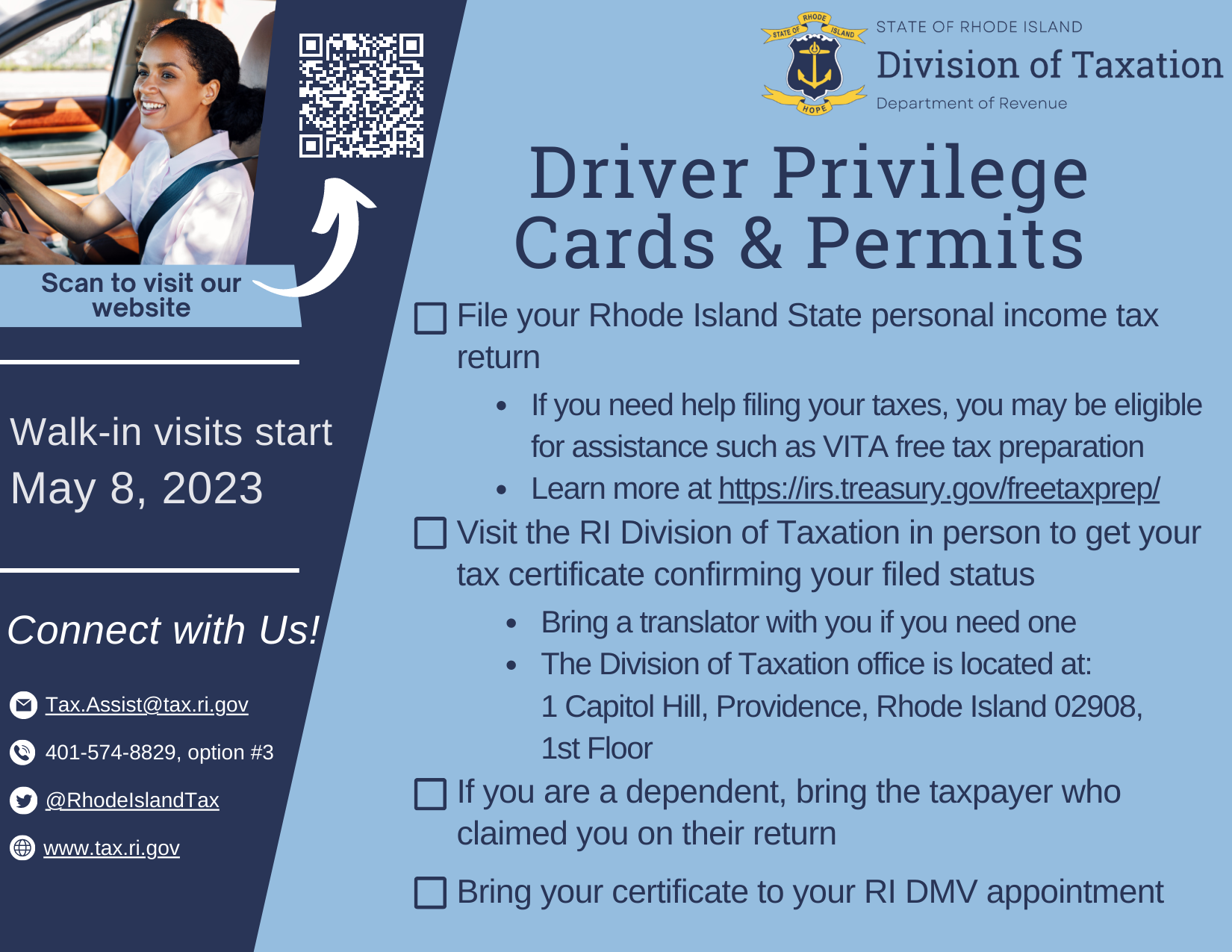 Driver Privilege Cards RI Division of Taxation Driver Privilege Cards RI Division of Taxation