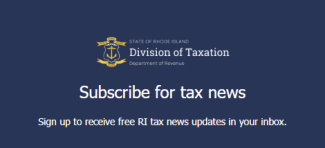 Subscribe for tax news